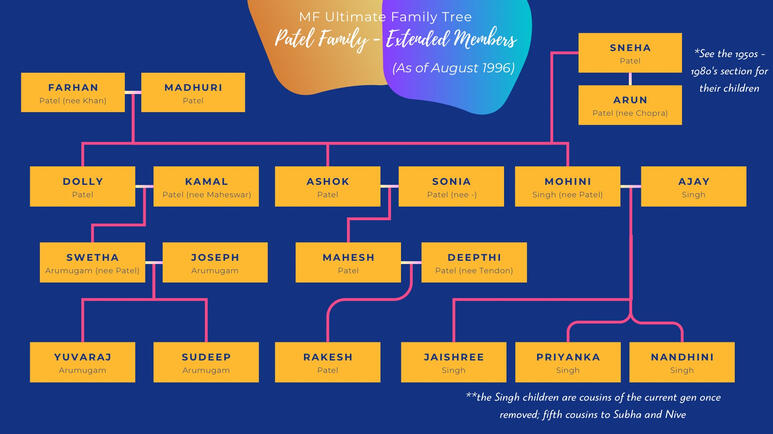 Modern Era - Ext. Patel Family