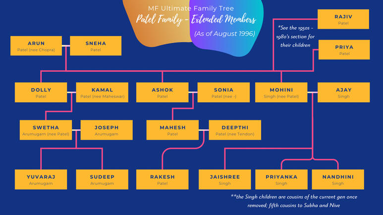 Modern Era - Ext. Patel Family